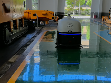 破解浙江新材料車間清潔困境！坦力無人洗地機，高效省本更省心