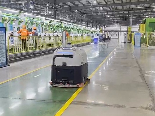 坦力清潔機(jī)器人：人力下崗，智能上崗，科技車間新玩法